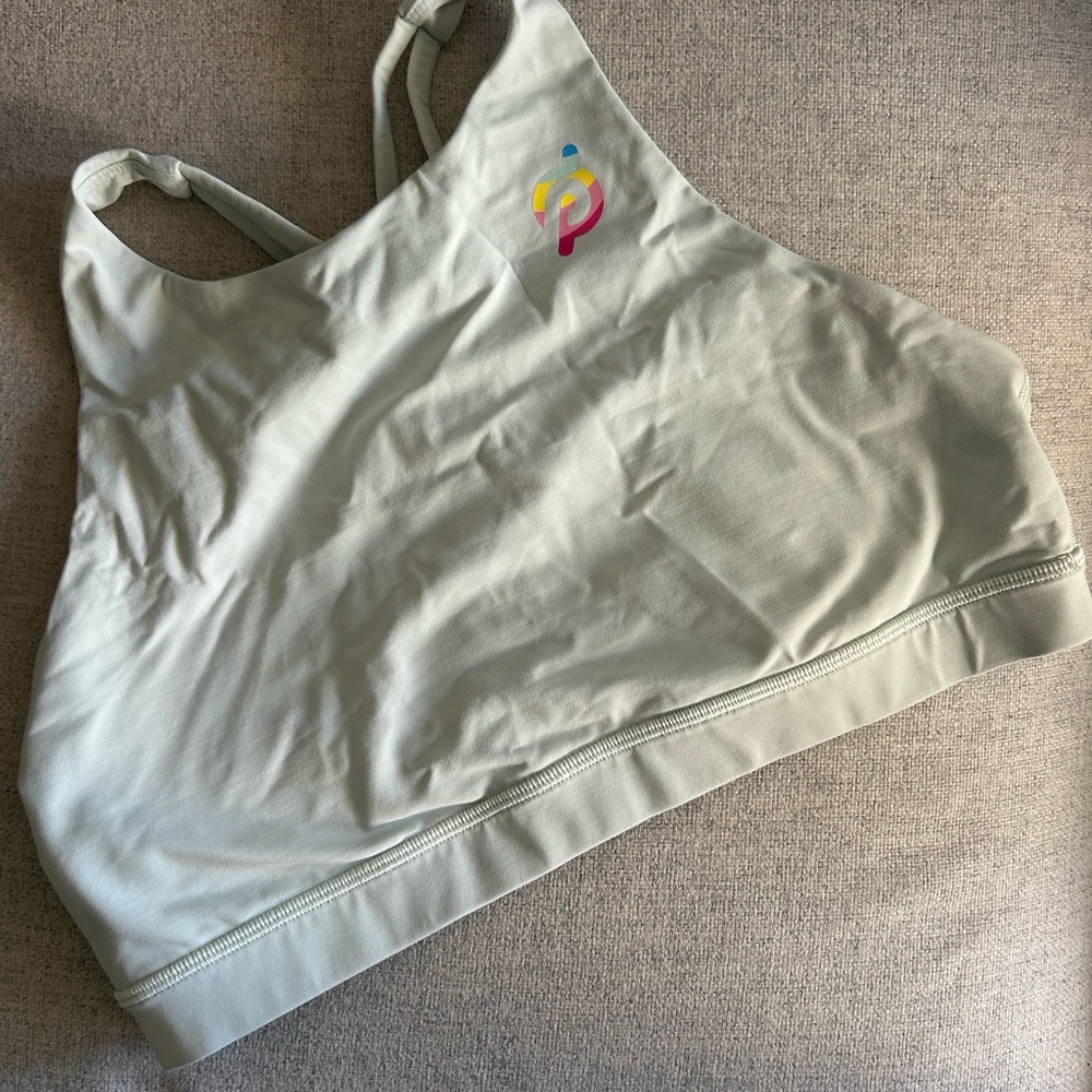 Peloton Light Green Sports Bra